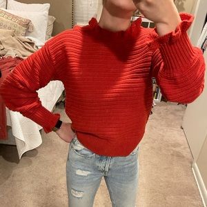 Madewell Ruffle Sweater